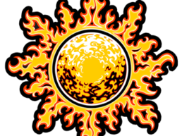 Bright Fire Strain Logo Illustration